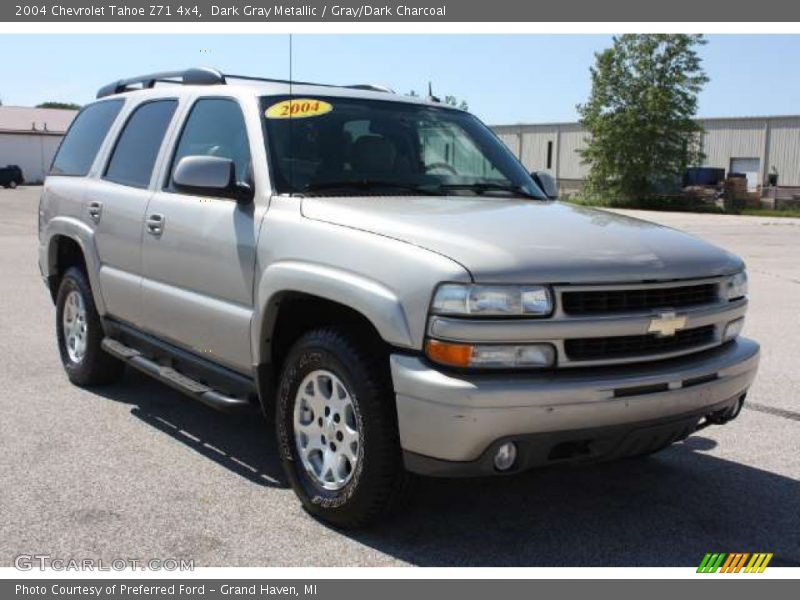 Dark Gray Metallic / Gray/Dark Charcoal 2004 Chevrolet Tahoe Z71 4x4