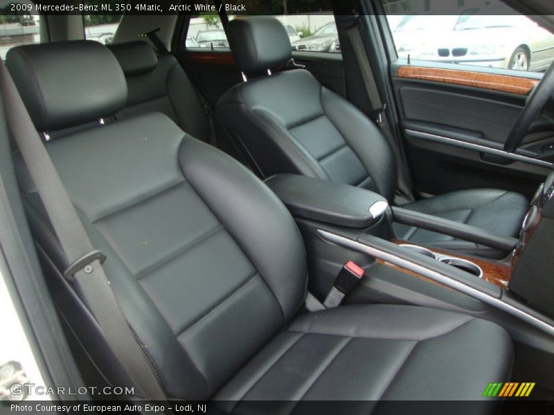 Arctic White / Black 2009 Mercedes-Benz ML 350 4Matic