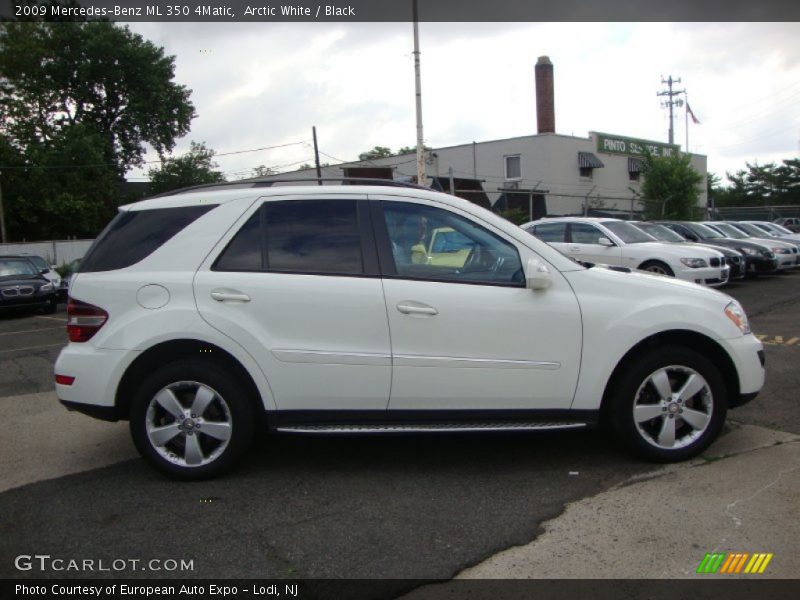 Arctic White / Black 2009 Mercedes-Benz ML 350 4Matic