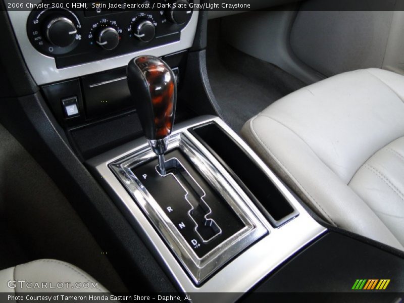 Satin Jade Pearlcoat / Dark Slate Gray/Light Graystone 2006 Chrysler 300 C HEMI