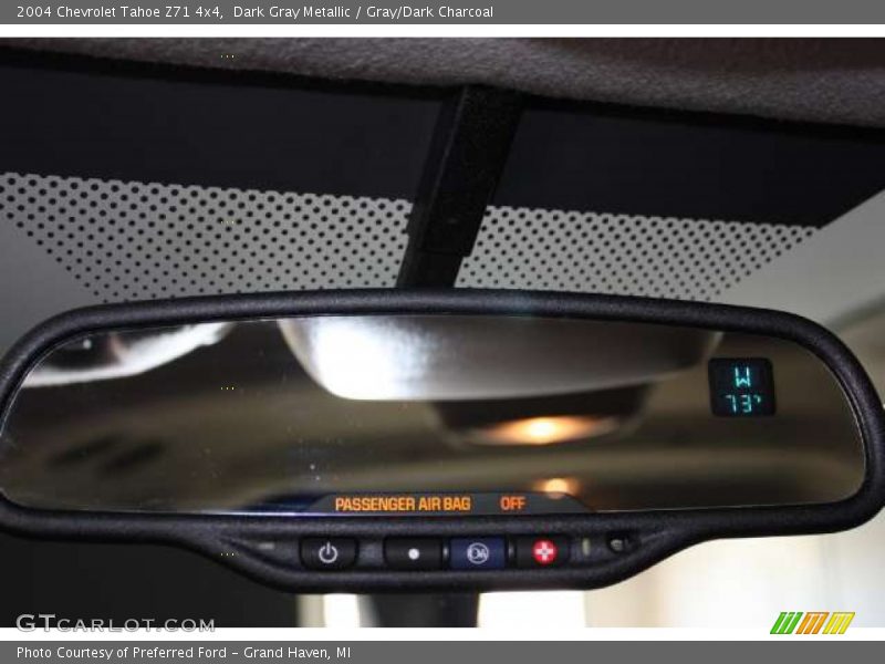 Dark Gray Metallic / Gray/Dark Charcoal 2004 Chevrolet Tahoe Z71 4x4