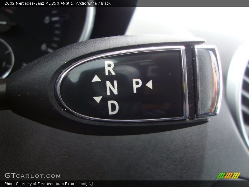 Arctic White / Black 2009 Mercedes-Benz ML 350 4Matic