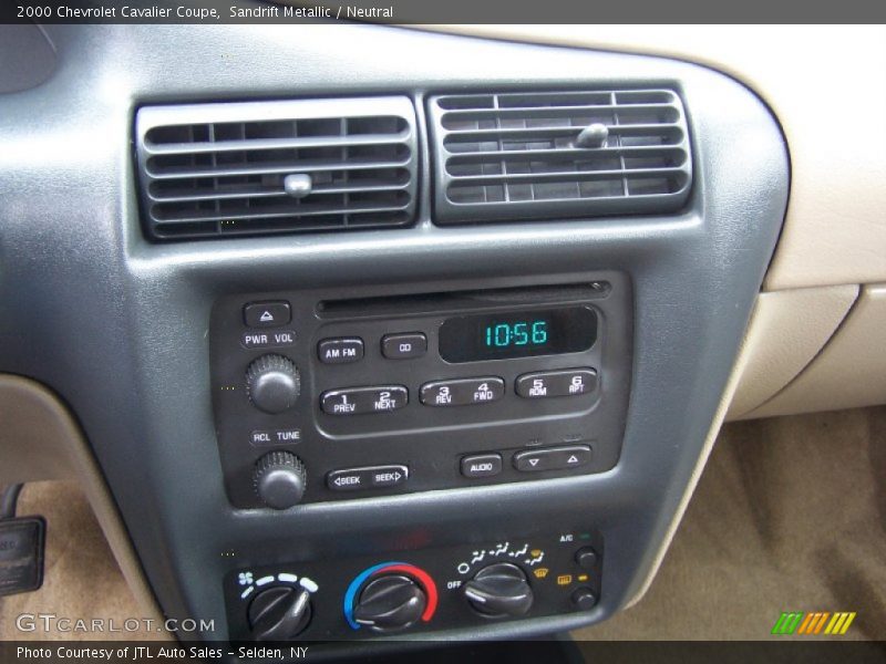 Controls of 2000 Cavalier Coupe