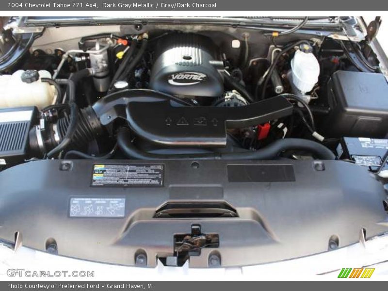 Dark Gray Metallic / Gray/Dark Charcoal 2004 Chevrolet Tahoe Z71 4x4
