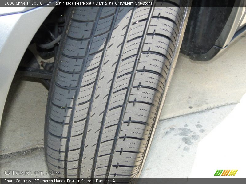 Satin Jade Pearlcoat / Dark Slate Gray/Light Graystone 2006 Chrysler 300 C HEMI