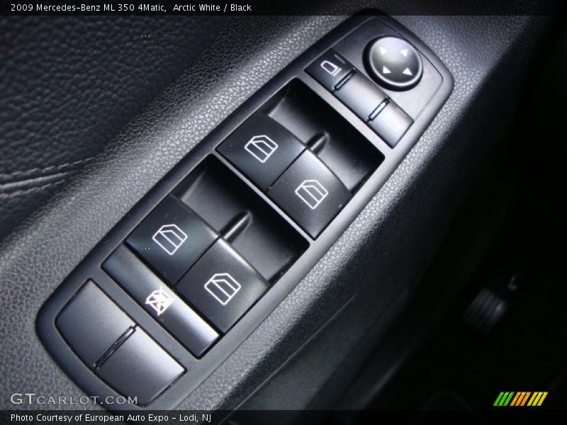 Arctic White / Black 2009 Mercedes-Benz ML 350 4Matic