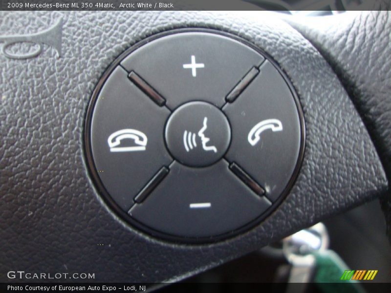 Arctic White / Black 2009 Mercedes-Benz ML 350 4Matic