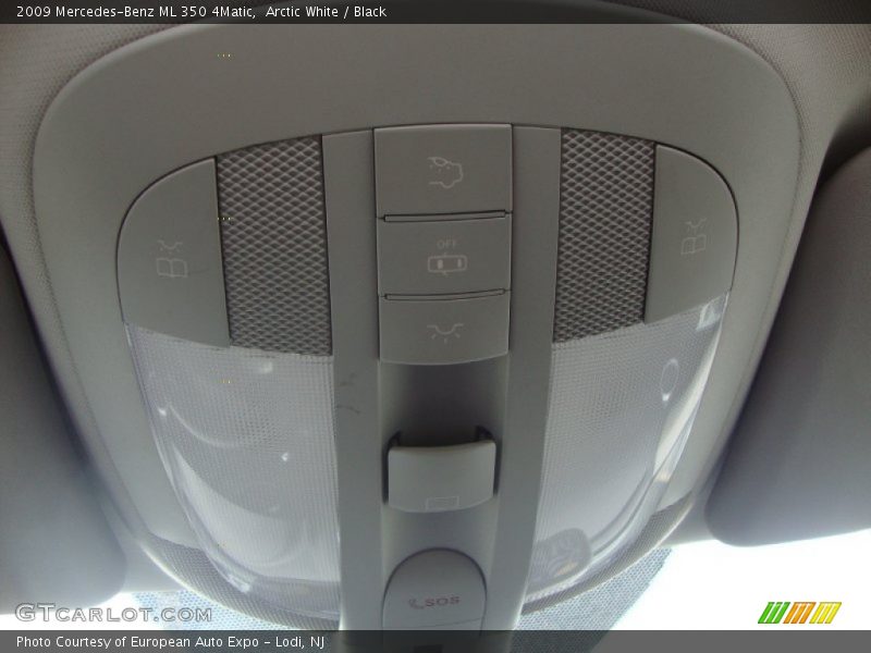 Arctic White / Black 2009 Mercedes-Benz ML 350 4Matic