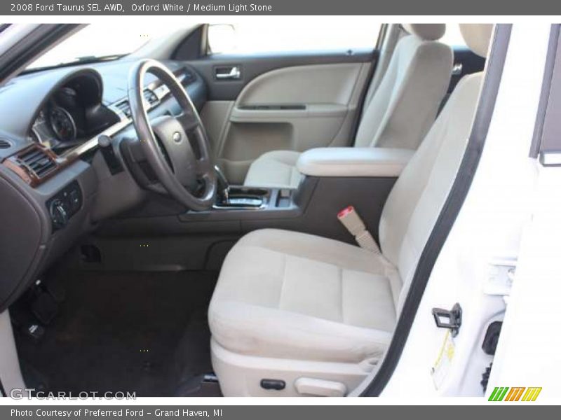 Oxford White / Medium Light Stone 2008 Ford Taurus SEL AWD