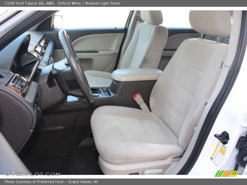 Oxford White / Medium Light Stone 2008 Ford Taurus SEL AWD