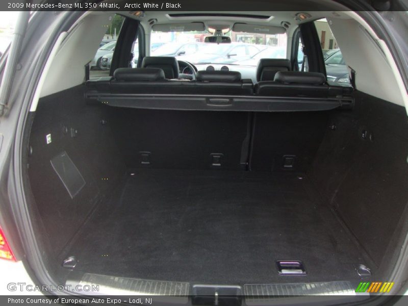 Arctic White / Black 2009 Mercedes-Benz ML 350 4Matic