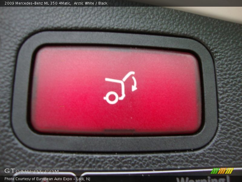 Arctic White / Black 2009 Mercedes-Benz ML 350 4Matic