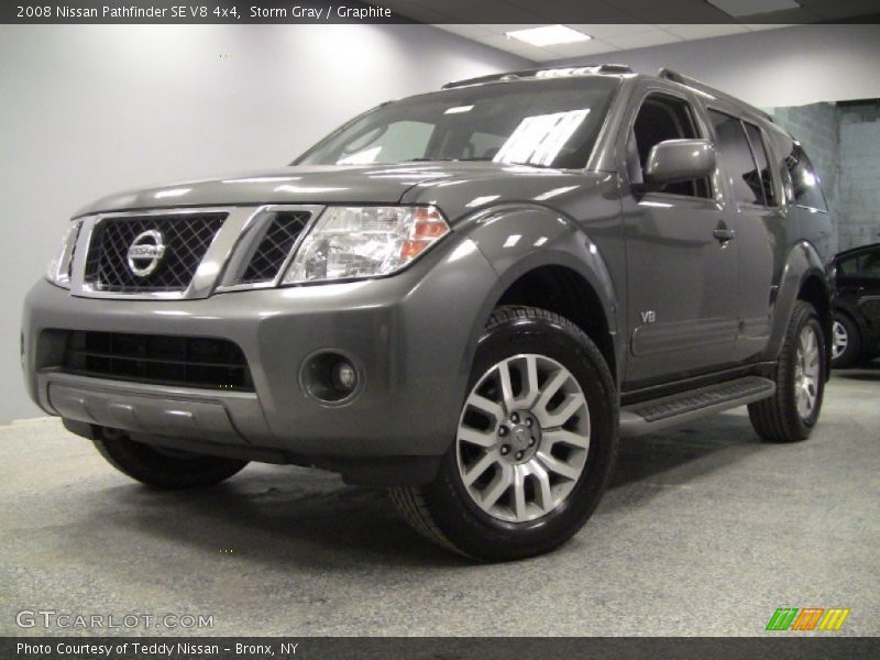 Storm Gray / Graphite 2008 Nissan Pathfinder SE V8 4x4