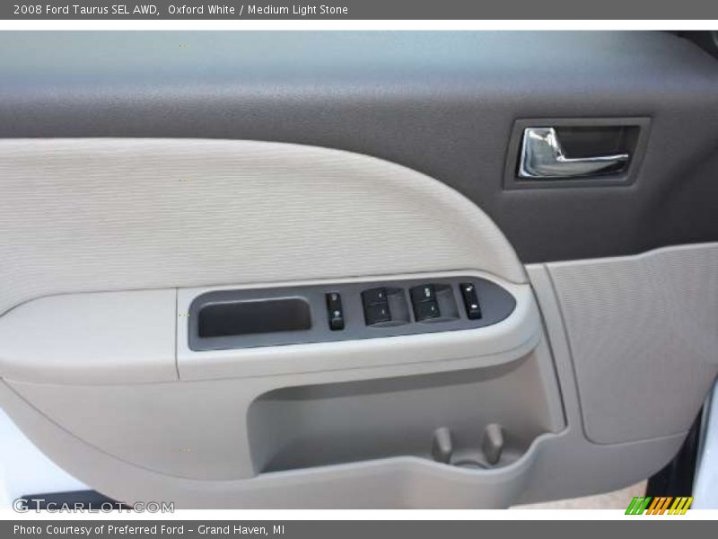 Oxford White / Medium Light Stone 2008 Ford Taurus SEL AWD