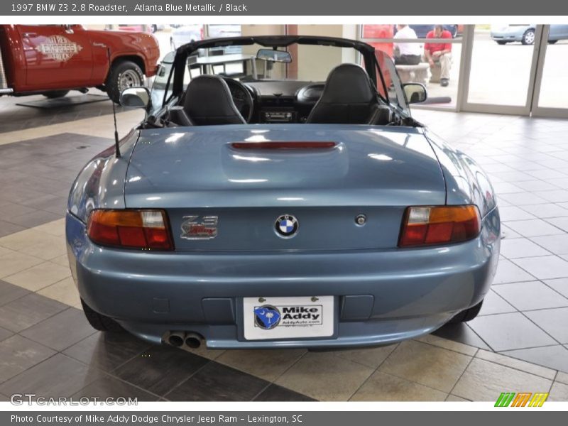 Atlanta Blue Metallic / Black 1997 BMW Z3 2.8 Roadster