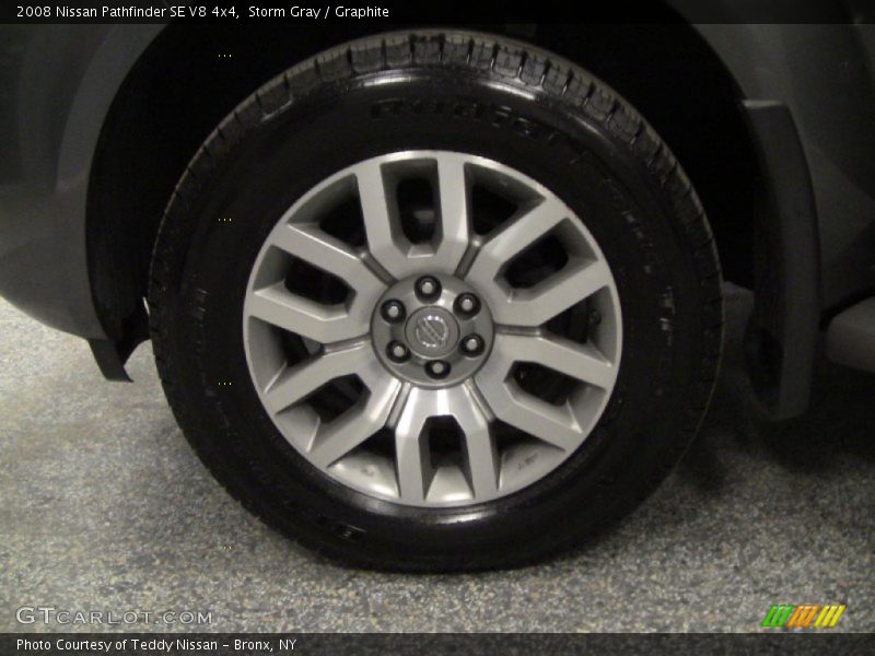 Storm Gray / Graphite 2008 Nissan Pathfinder SE V8 4x4