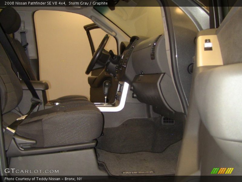 Storm Gray / Graphite 2008 Nissan Pathfinder SE V8 4x4