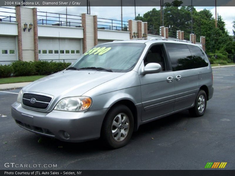 Diamond Silver / Gray 2004 Kia Sedona LX