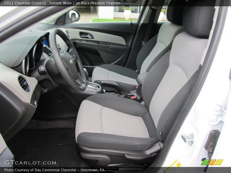 Summit White / Jet Black/Medium Titanium 2011 Chevrolet Cruze LS