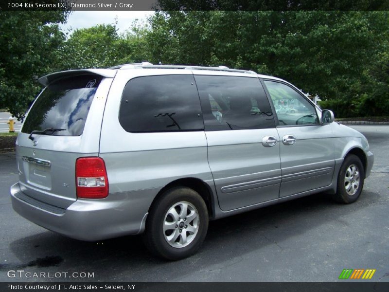 Diamond Silver / Gray 2004 Kia Sedona LX