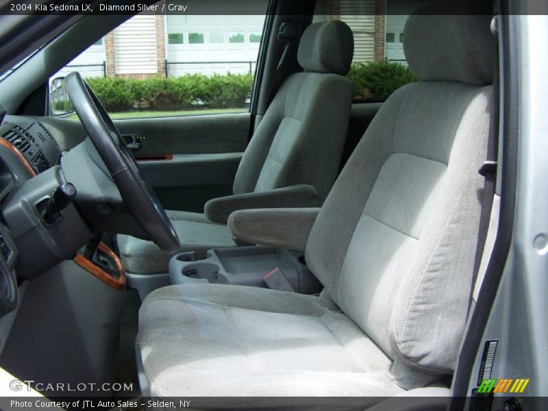 Diamond Silver / Gray 2004 Kia Sedona LX