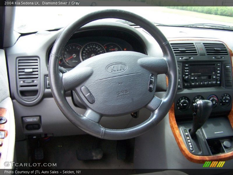 Diamond Silver / Gray 2004 Kia Sedona LX