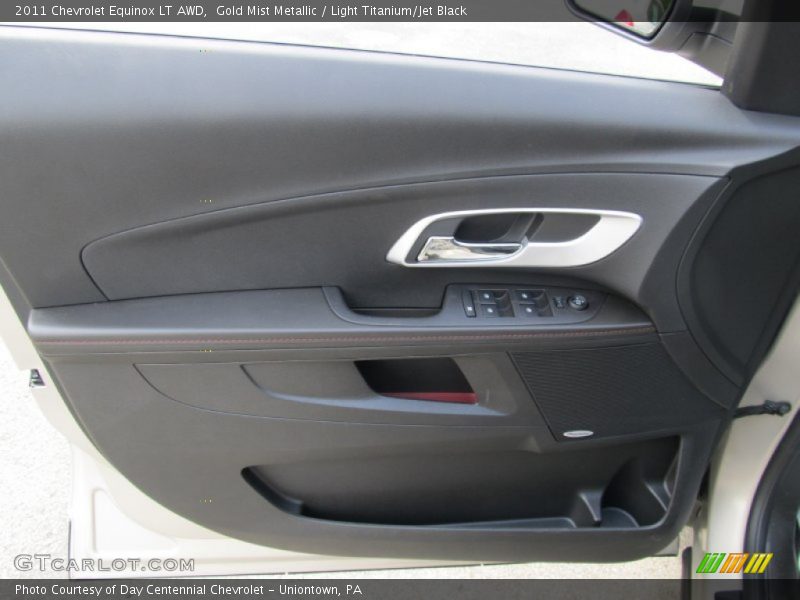 Gold Mist Metallic / Light Titanium/Jet Black 2011 Chevrolet Equinox LT AWD