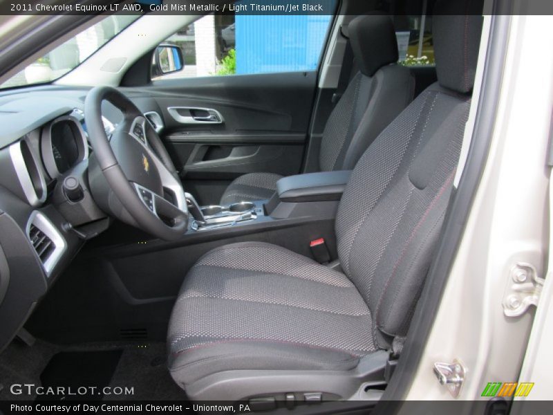 Gold Mist Metallic / Light Titanium/Jet Black 2011 Chevrolet Equinox LT AWD