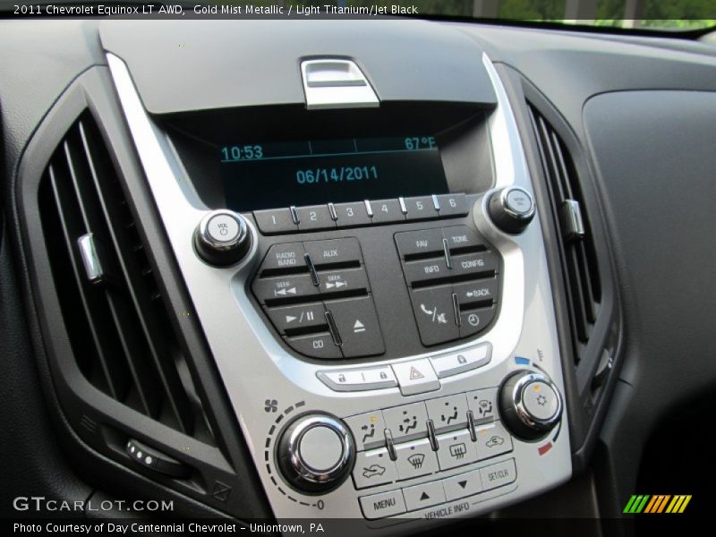 Gold Mist Metallic / Light Titanium/Jet Black 2011 Chevrolet Equinox LT AWD