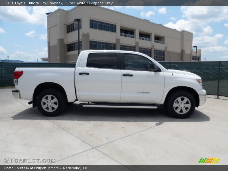 Super White / Graphite Gray 2011 Toyota Tundra SR5 CrewMax