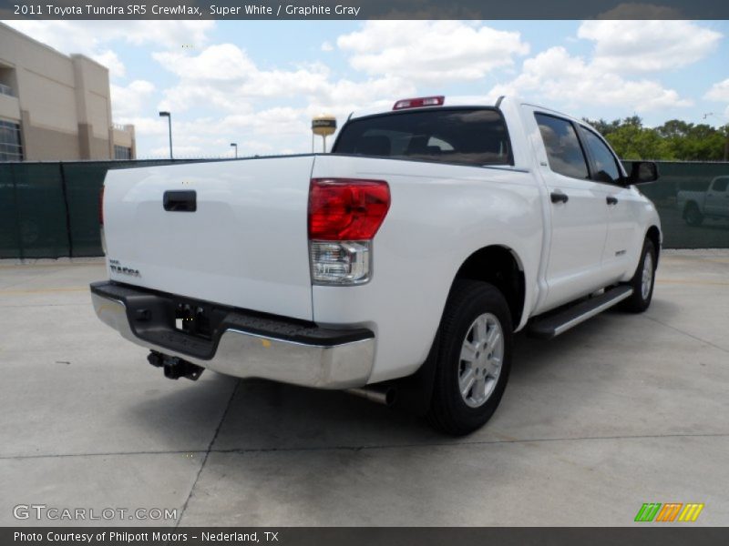 Super White / Graphite Gray 2011 Toyota Tundra SR5 CrewMax