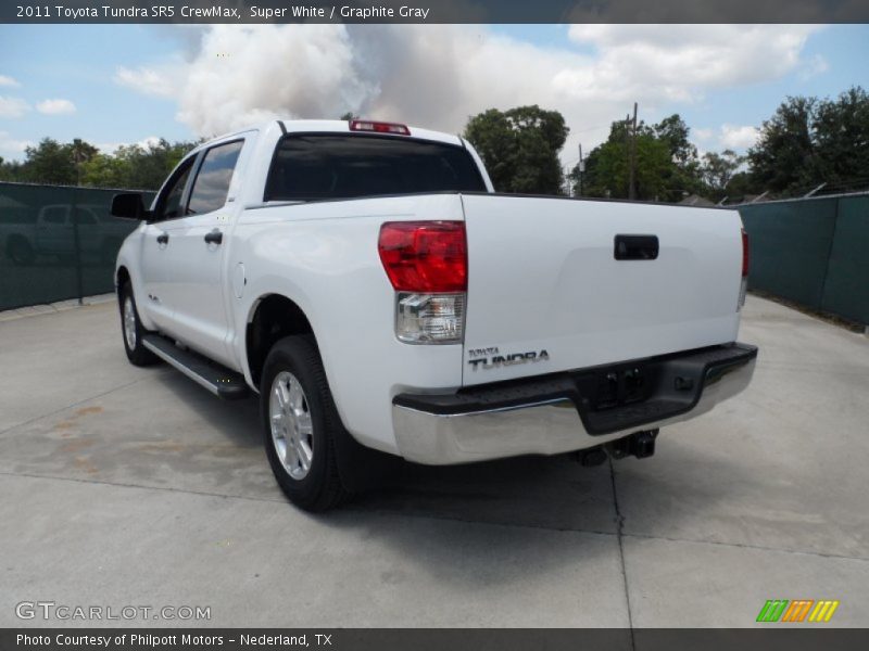 Super White / Graphite Gray 2011 Toyota Tundra SR5 CrewMax