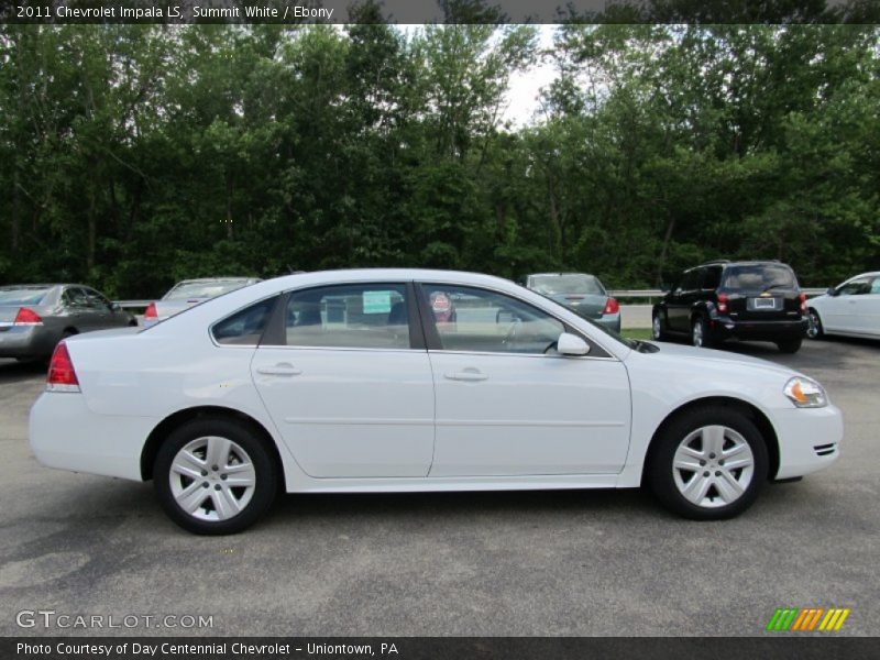 Summit White / Ebony 2011 Chevrolet Impala LS