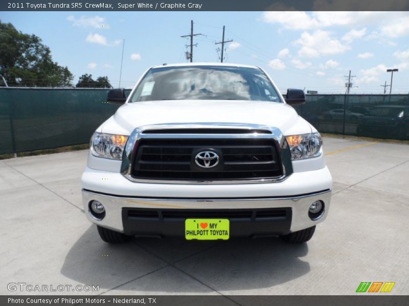 Super White / Graphite Gray 2011 Toyota Tundra SR5 CrewMax