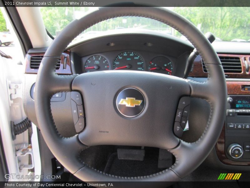 Summit White / Ebony 2011 Chevrolet Impala LS