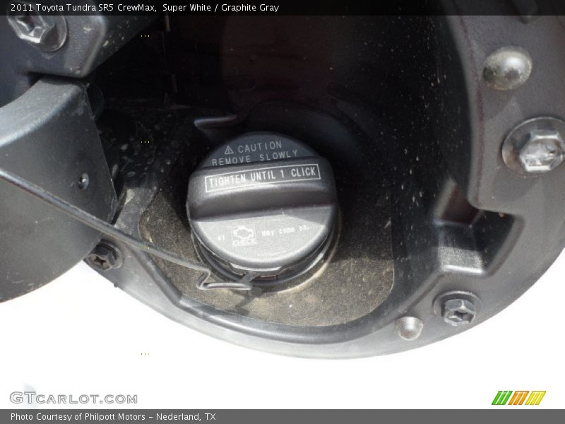 Super White / Graphite Gray 2011 Toyota Tundra SR5 CrewMax