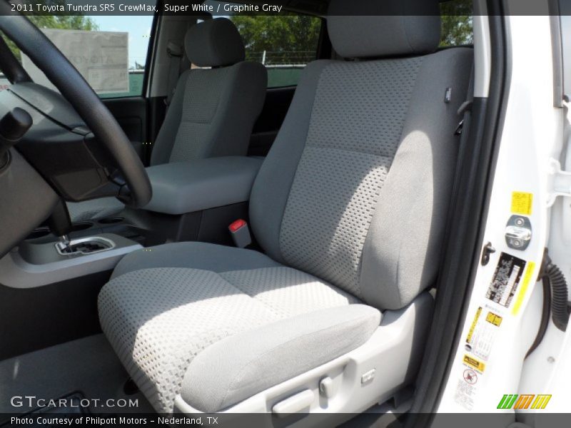 Super White / Graphite Gray 2011 Toyota Tundra SR5 CrewMax