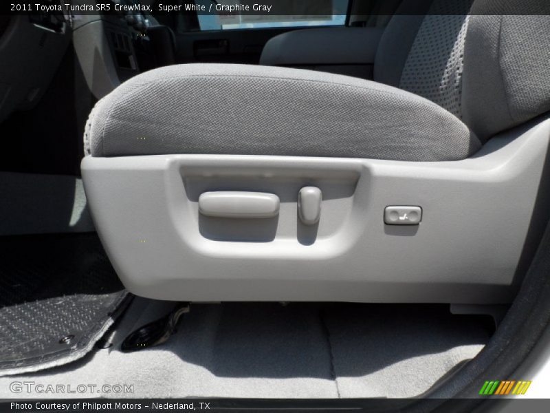 Super White / Graphite Gray 2011 Toyota Tundra SR5 CrewMax
