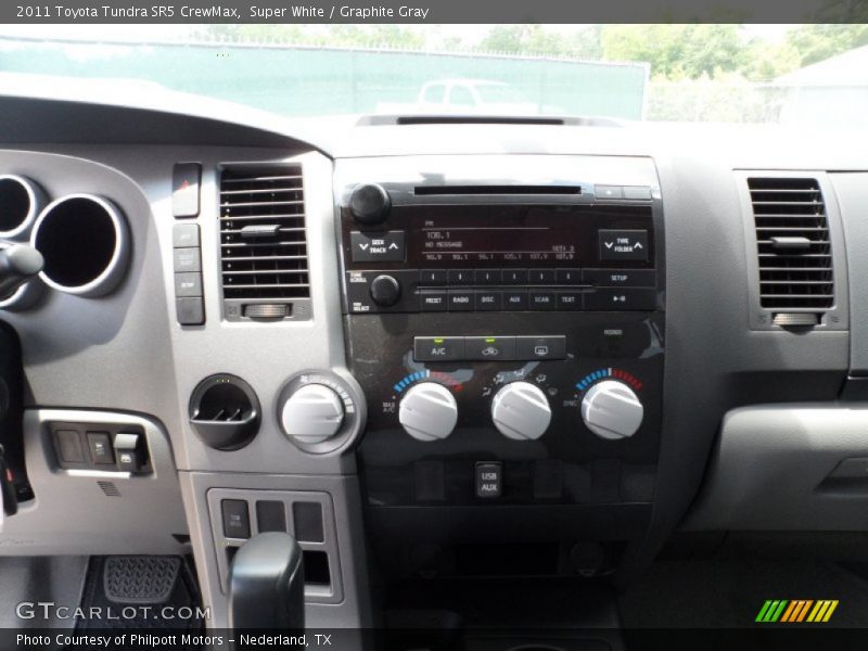 Super White / Graphite Gray 2011 Toyota Tundra SR5 CrewMax