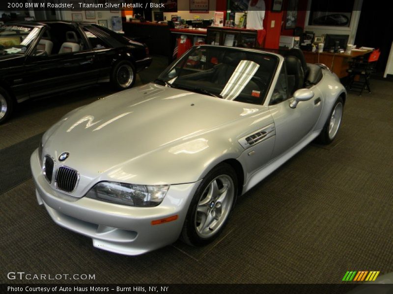 Titanium Silver Metallic / Black 2000 BMW M Roadster