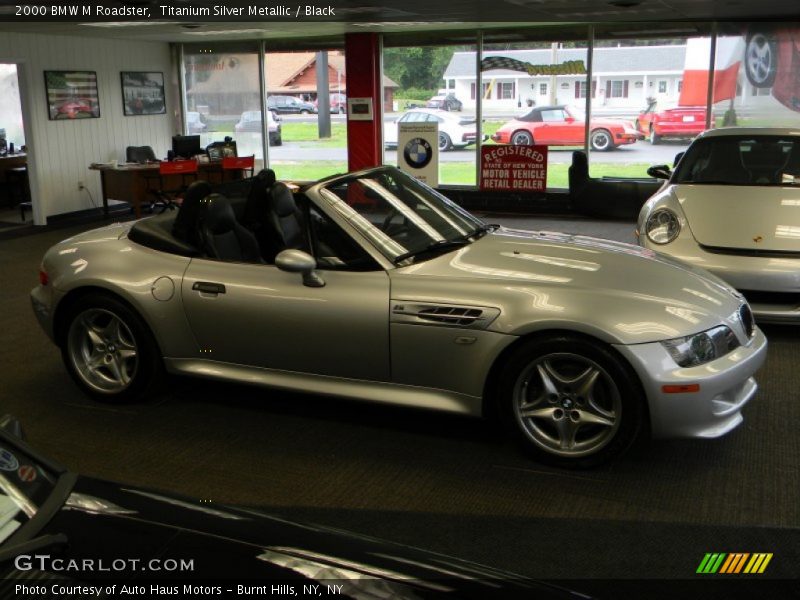 Titanium Silver Metallic / Black 2000 BMW M Roadster