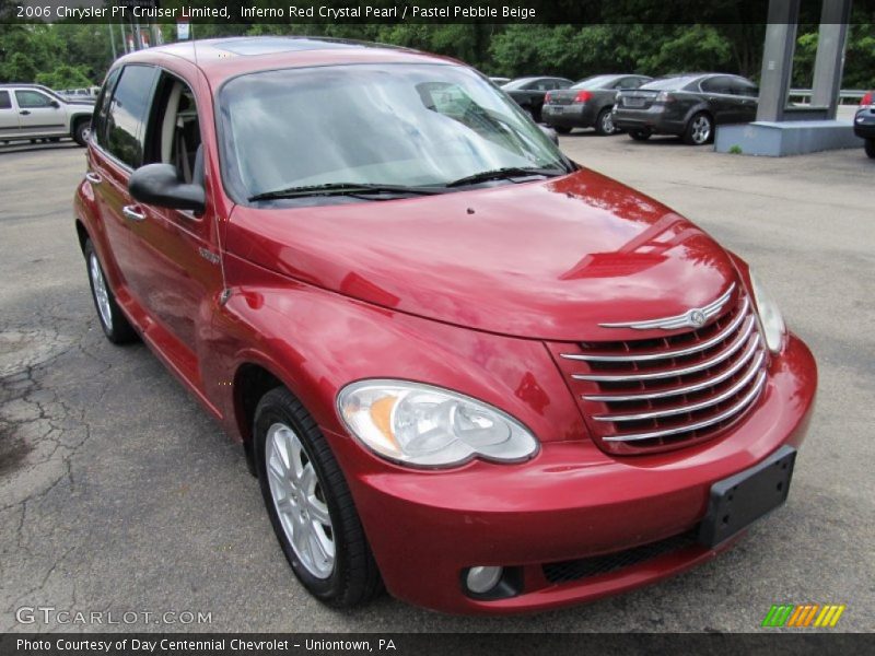 Inferno Red Crystal Pearl / Pastel Pebble Beige 2006 Chrysler PT Cruiser Limited