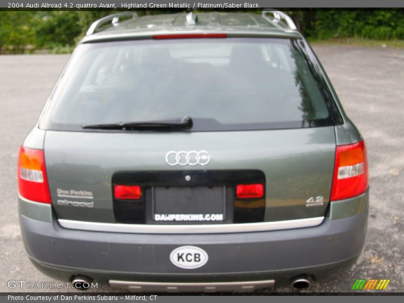 Highland Green Metallic / Platinum/Saber Black 2004 Audi Allroad 4.2 quattro Avant