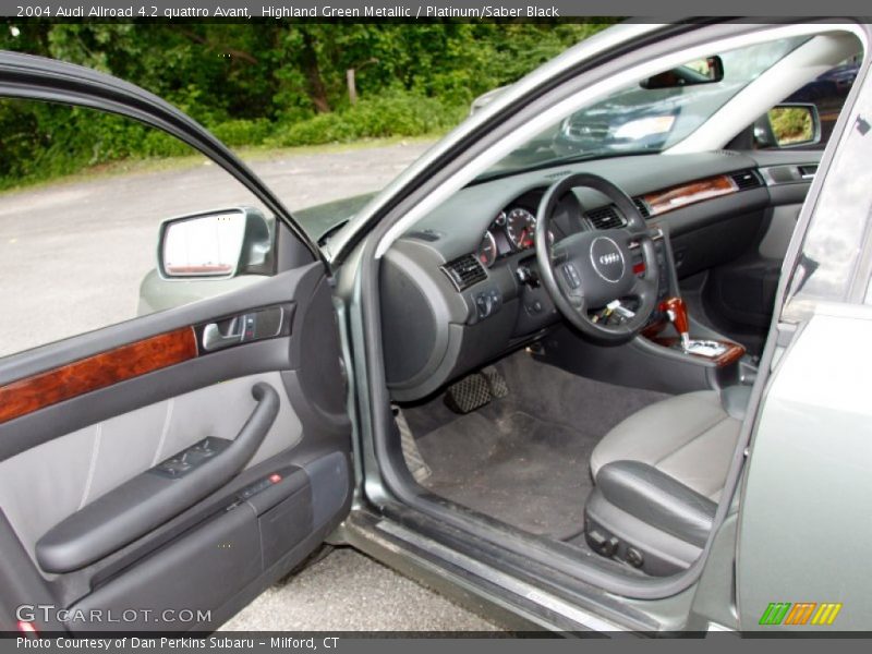 Highland Green Metallic / Platinum/Saber Black 2004 Audi Allroad 4.2 quattro Avant