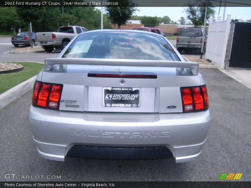 Silver Metallic / Dark Charcoal 2003 Ford Mustang GT Coupe