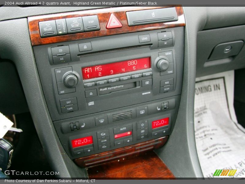 Controls of 2004 Allroad 4.2 quattro Avant