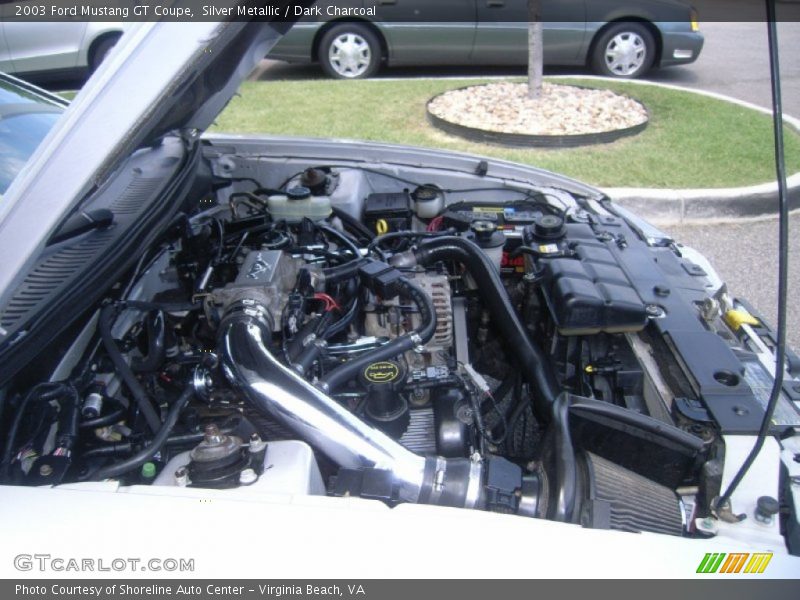 Silver Metallic / Dark Charcoal 2003 Ford Mustang GT Coupe