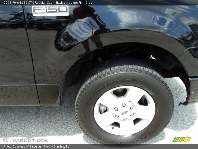 Black / Medium Flint Grey 2008 Ford F150 STX Regular Cab