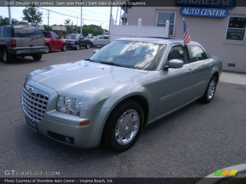 Satin Jade Pearl / Dark Slate Gray/Light Graystone 2005 Chrysler 300 Limited
