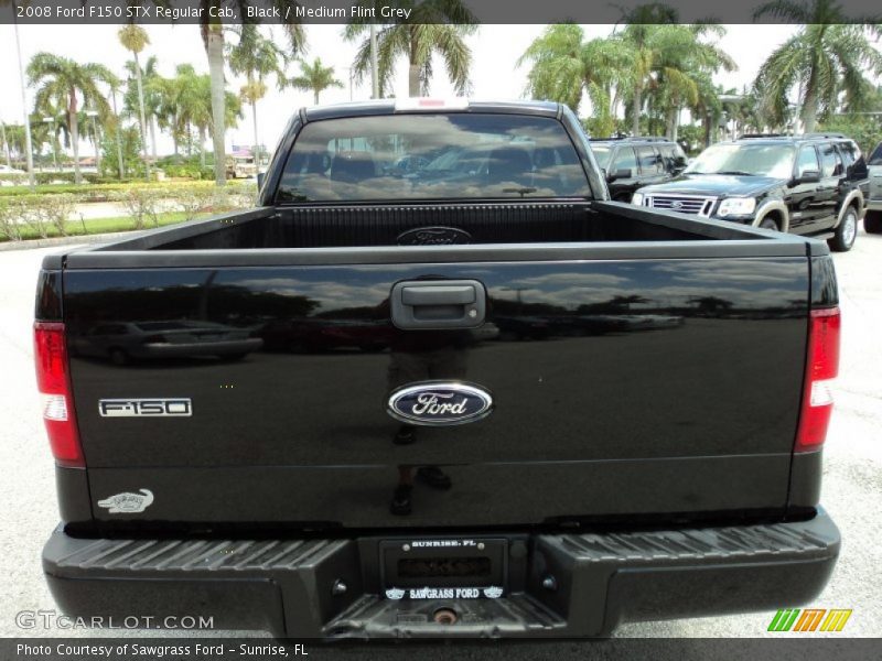 Black / Medium Flint Grey 2008 Ford F150 STX Regular Cab